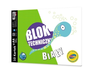 Blok techniczny A4 10k. PASTELLO 150g ECO