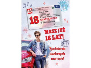 Kartka na 18 urodziny ARMIN STYLE Gift M-193 z dowodem osobistym dla chopaka