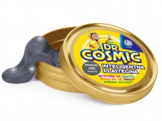 Inteligentna plastelina Dr Cosmic metaliczna - grafitowa "Ko