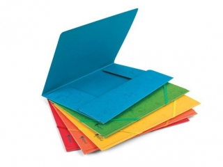 Teczka tekturowa 400 g PRESZPAN niebieska FO21501