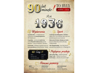 Kartka urodzinowa ARMIN STYLE GM-1251 "90 lat min�o"