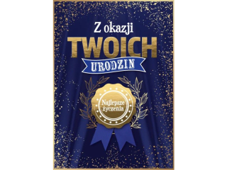 Kartka urodzinowa ARMIN STYLE GM-1303 "Najlepsze �yczenia"