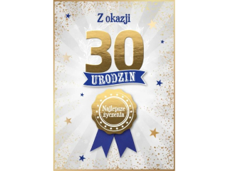 Kartka urodzinowa ARMIN STYLE GM-1291 "30"