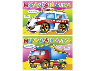 Kolorowanka KRZESIEK B5 16k. Wspaniałe autka mix