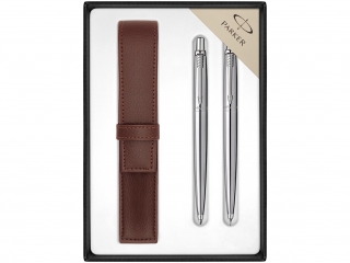 Komplet Parker Jotter Stalowy dug/ow/etui