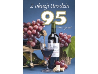 Kartki laurka B6GE-excl.z g±bk zest. 372 "95 URODZINY"