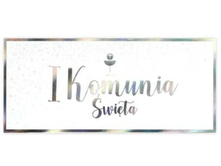 Kartki karnet Premium Komunia 5
