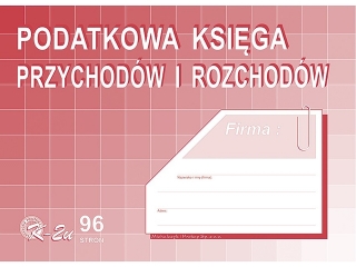 Druk K-2u Podatkowa księga przychodów i rozchodów
