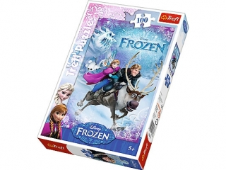 Puzzle 100 TREFL Kraina Lodu - Na ratunek Annie (16273)