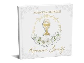 Ksi��eczka - Pami�tka z okazji Pierwszej Komunii ARMIN STYLE 20x20 PA-32