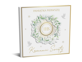 Książeczka - Pamiątka z okazji Pierwszej Komunii ARMIN STYLE 20x20 PA-33