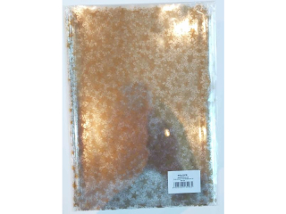 Torba foliowa prezentowa POLSYR S4 25szt. 17x25 Gwiazdki złote