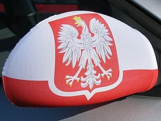 Flagi na lusterka zewnętrzne samochodowe 2 szt.