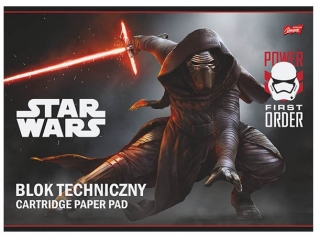 Blok techniczny A4 10k. MAJEWSKI Star Wars VII