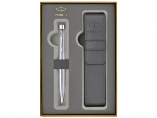 Komplet Parker Urban Stal SLV CT Długopis + Etui