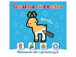 Kolorowanka SKRZAT Gruba krecha - Renifer