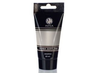 Farba akrylowa ASTRA Artea tuba 60ml - srebrna