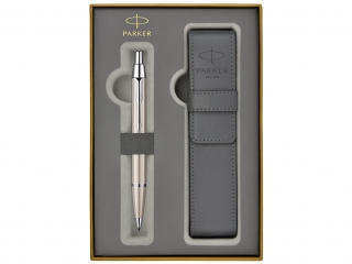 Komplet Parker IM Brushed CT długopis + etui