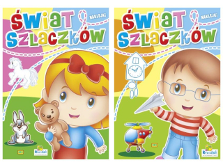 Książeczka edukacyjna KRZESIEK A5 16k. Świat szlaczków - Chłopiec