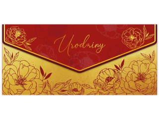 Kartka - koperta na pienidze KZK PREMIUM nr.11 Urodziny Zocona