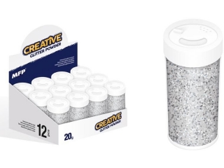 Brokat sypki MFP 20g srebrny