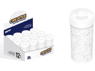 Brokat sypki MFP 20g biały