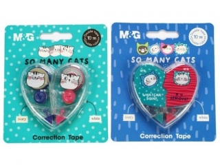 Korektor w taśmie M&G So Many Cats 2szt. 5m x 5mm