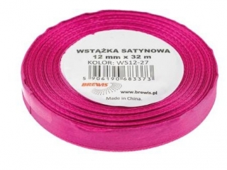 Wstążka satynowa BREWIS 12mm/32m kolor 27