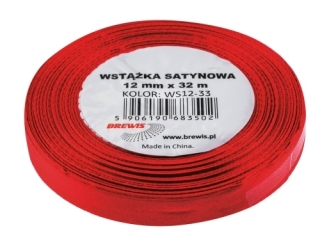 Wstążka satynowa BREWIS 12mm/32m kolor 33