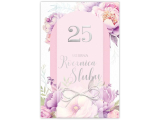 Kartka na Rocznic lubu KZK B6 LUX nr. 5 25 Srebrna Rocznica lubu