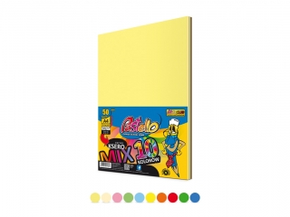 Papier ksero kolorowy PASTELLO A4  50ark. 160g MIX 10kol.