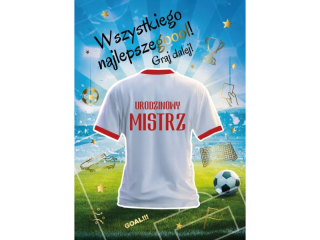 Kartka urodzinowa ARMIN STYLE GM-1346 Pi�karska