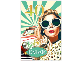 Kartka urodzinowa KZK B6 nr.16 Pin-up Girl 40-te