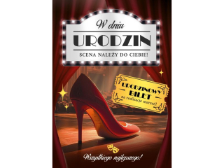 Kartka urodzinowa ARMIN STYLE GM-1336 Holo, Obcasy