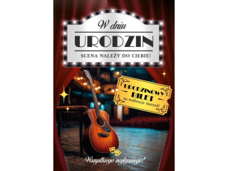 Kartka urodzinowa ARMIN STYLE GM-1333 Holo, Gitara