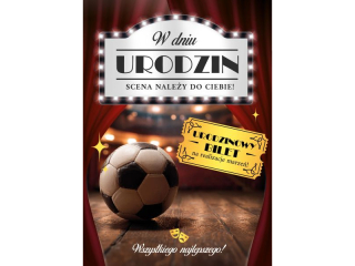 Kartka urodzinowa ARMIN STYLE GM-1338 Holo, Pi�ka