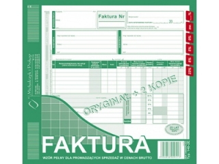 Druk-Faktura 2/3 A-4(o+2k)-pat./odb.(b)