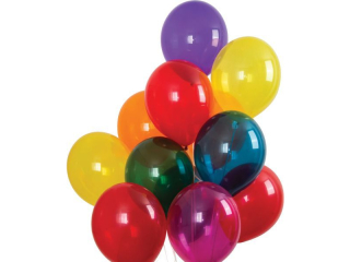 Balony ALIGA 27cm mix crystal op. 50szt.