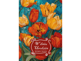 Kartka urodzinowa ARMIN STYLE GM-1348 Malarska, Tulipany