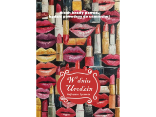 Kartka urodzinowa ARMIN STYLE GM-1350 Malarska, Szminki