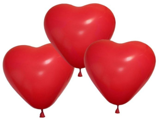 Balony serca BS-2283 czerwone,op.5szt.