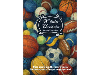 Kartka urodzinowa ARMIN STYLE GM-1353 Malarska, Pi�ki