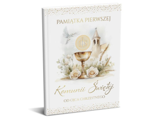 Ksi��eczka pami�tkowa z okazji Pierwszej Komunii �wi�tej A5 PA-29 Od Ojca Chrzestnego