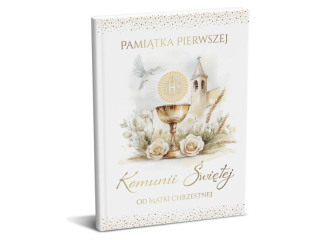 Ksi��eczka pami�tkowa z okazji Pierwszej Komunii �wi�tej A5 PA-28 Od Matki Chrzestnej