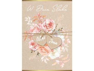 Kartka �lubna ARMIN STYLE GM-1368 Kraft