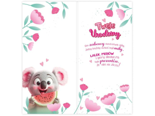 Kartka urodzinowa dla dziecka KZK DL nr20 "G�odna Koala"