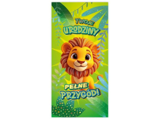 Kartka urodzinowa dla dziecka KZK DL nr24 "Lwi�tko"