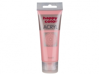 Farba akrylowa 75ml, róż pudrowy pastelowy, Happy Color