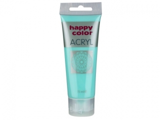 Farba akrylowa 75ml, zielony pastelowy, Happy Color