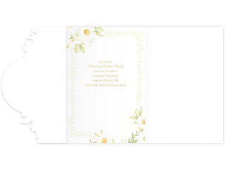 Kartka na Pierwsz� Komuni� KZK B6 LUX nr 13 z�ocona, t�oczona